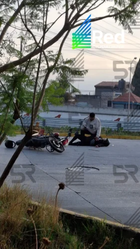 Dos oficiales resultan lesionados tras ser atropellados en la Autopista Puebla-Orizaba este miércoles