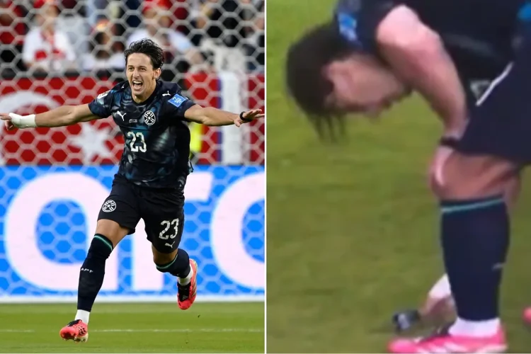 Jugador paraguayo Matías Galarza protagoniza polémica por reloj del árbitro en el Mundial 2026