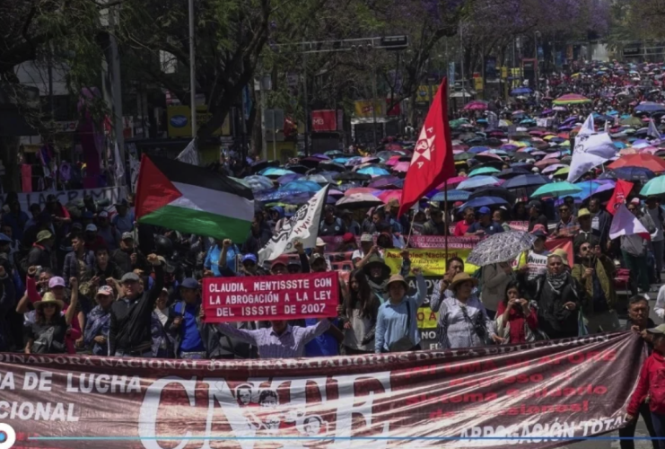 Megamarcha de la CNTE y colectivos el 11 de junio amenaza paralizar la CDMX en inauguración del Mundial 2026