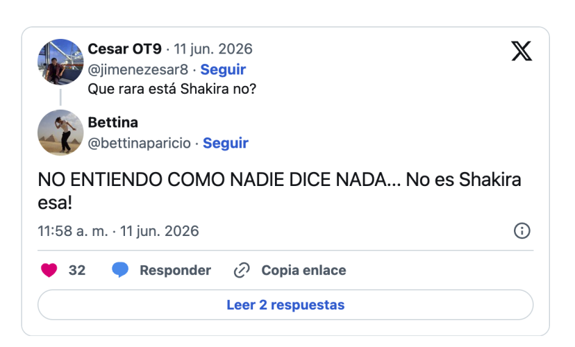 Teoría de conspiración cuestiona la presencia de Shakira en la inauguración del Mundial 2026