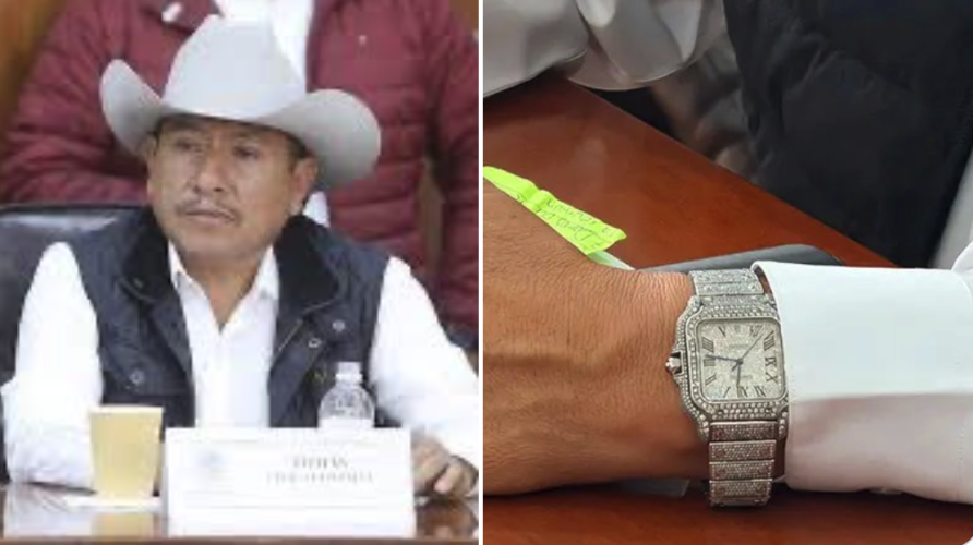 Diputado potosino exhibe reloj Cartier valuado en casi 20 mil dólares pese a baja participación legislativa