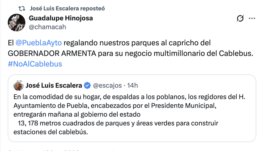 Cabildo de Puebla discutirá comodato de predios para construcción del Cablebús