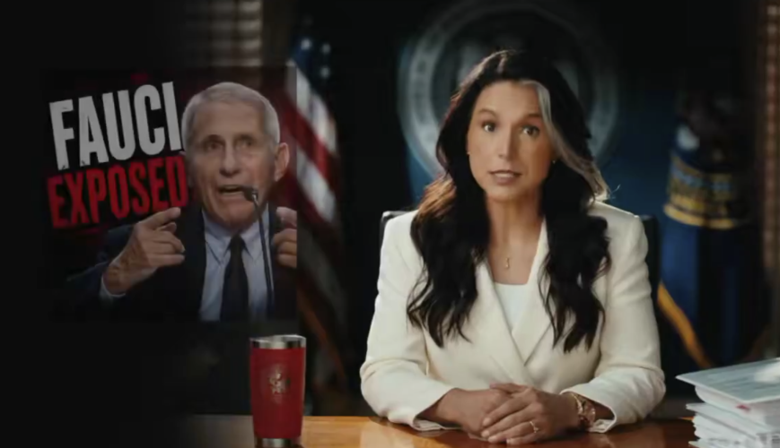 Tulsi Gabbard publica documentos que acusan a Fauci de manipular agencias para ocultar origen del COVID-19