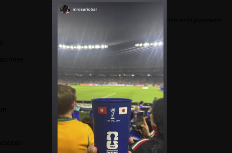 Hija del exgobernador Miguel Barbosa Huerta asiste a partido del Mundial 2026 en Monterrey