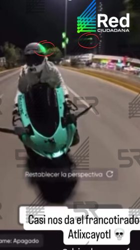 Tirador de la Atlixcáyotl: crece la preocupación tras nuevo reporte de rayo láser en motociclista
