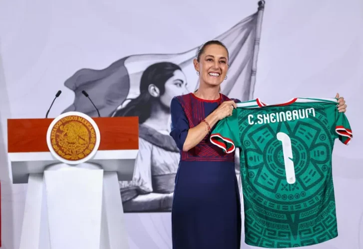 Sheinbaum presenciará la inauguración del Mundial 2026 desde Palacio Nacional ante protestas en el Zócalo