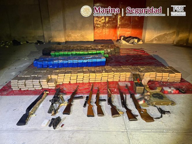 Golpe a la delincuencia organizada en Tlaxcala con aseguramiento de casi una tonelada de cocaína