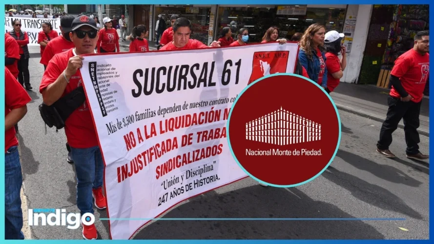 Sindicato de Nacional Monte de Piedad mantiene huelga tras casi nueve meses y prevé posible solución hasta julio