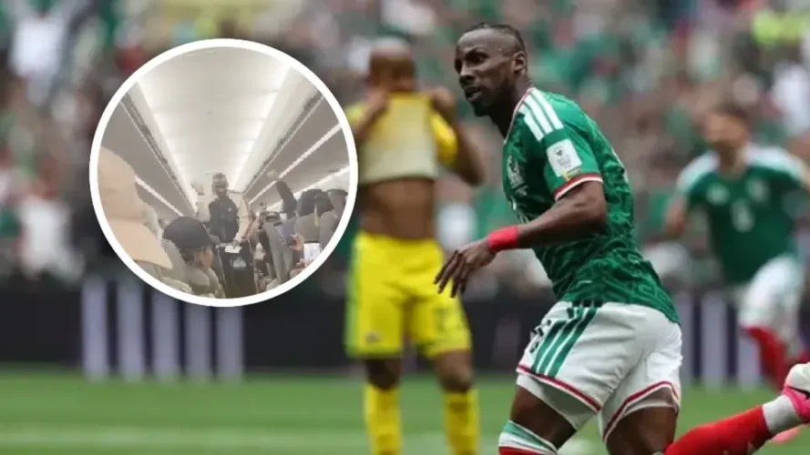 Julián Quiñones es ovacionado por pasajeros en vuelo comercial tras Mundial 2026