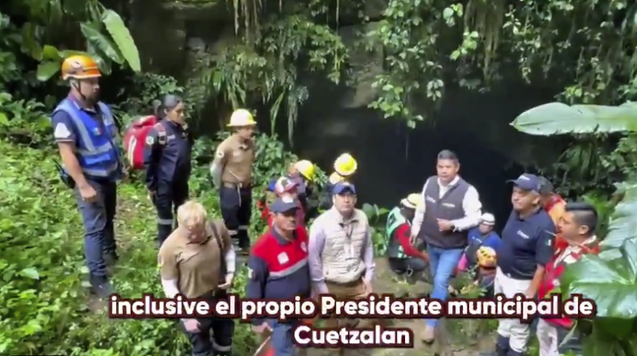 Tragedia en Cuetzalan: confirman la muerte de una persona atrapada en la Gruta Chichicazapa; tres siguen desaparecidas